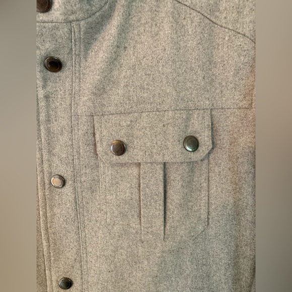 MICHAEL Michael Kors Wool Blend Military Coat Men’s Large - Picture 7 of 14